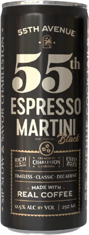 55th Avenue Cocktails Espresso Martini Black