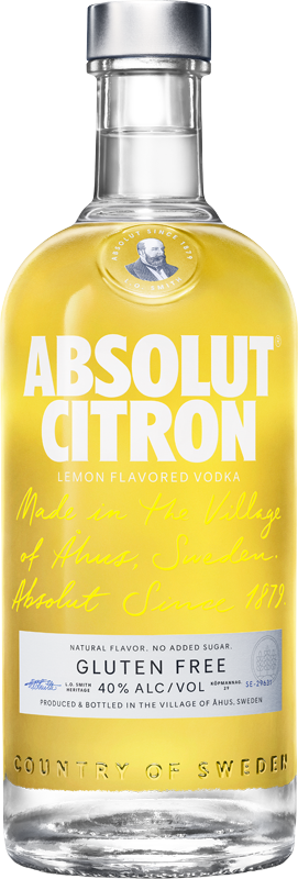 front view of bottle