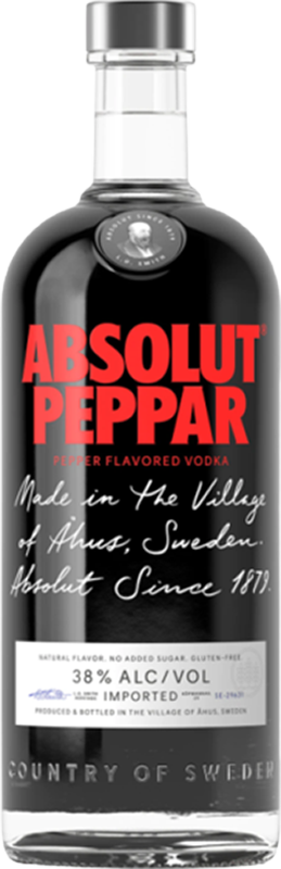 front view of bottle