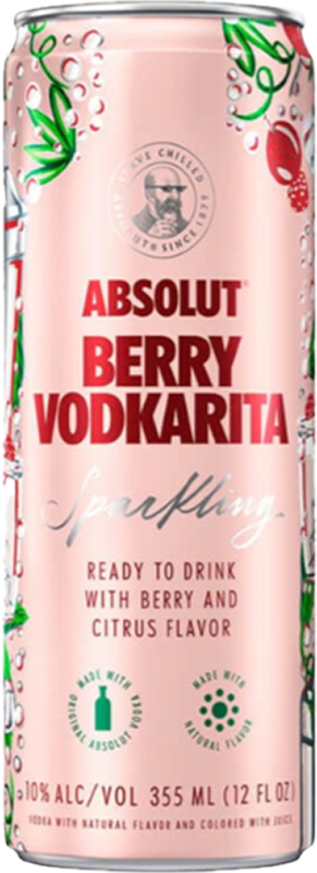 front view of bottle
