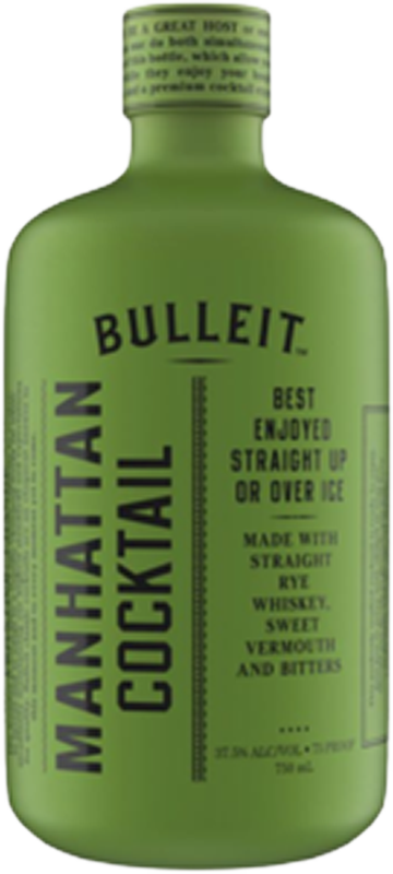 front view of bottle