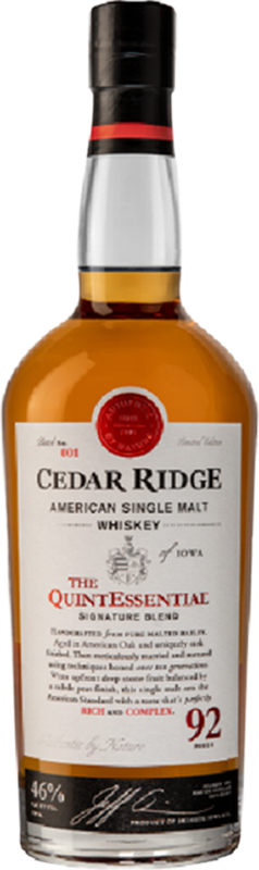 front view of bottle