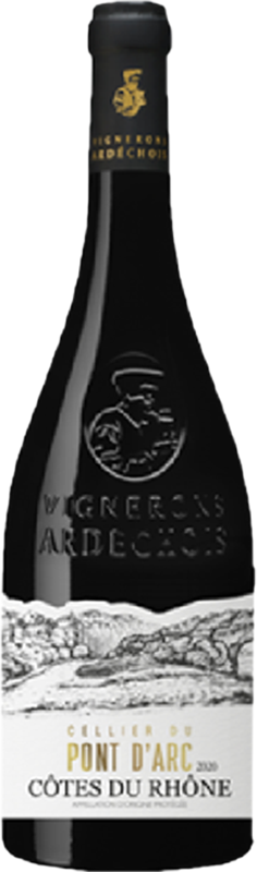 front view of bottle