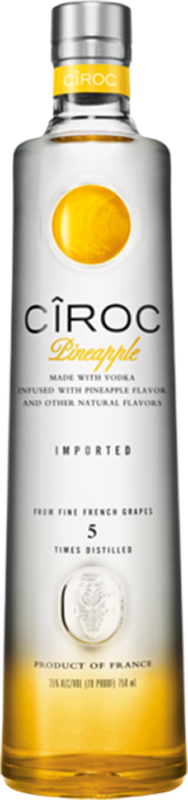 front view of bottle