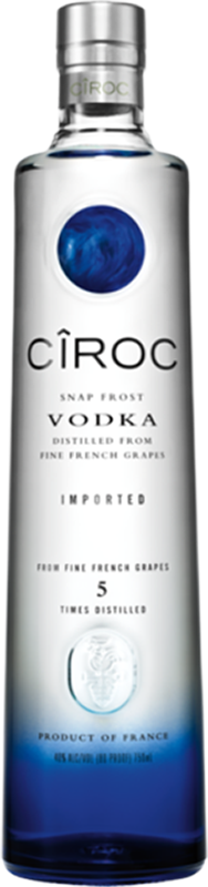 front view of bottle