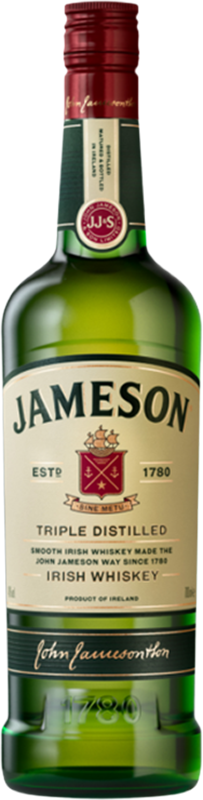 front view of bottle