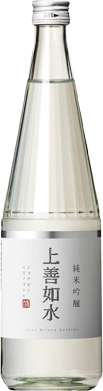 front view of bottle