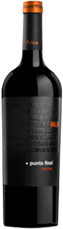 front view of bottle