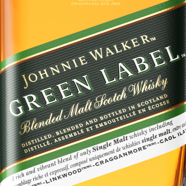 Johnnie Walker Green Label Pure Malt Scotch Whiskey